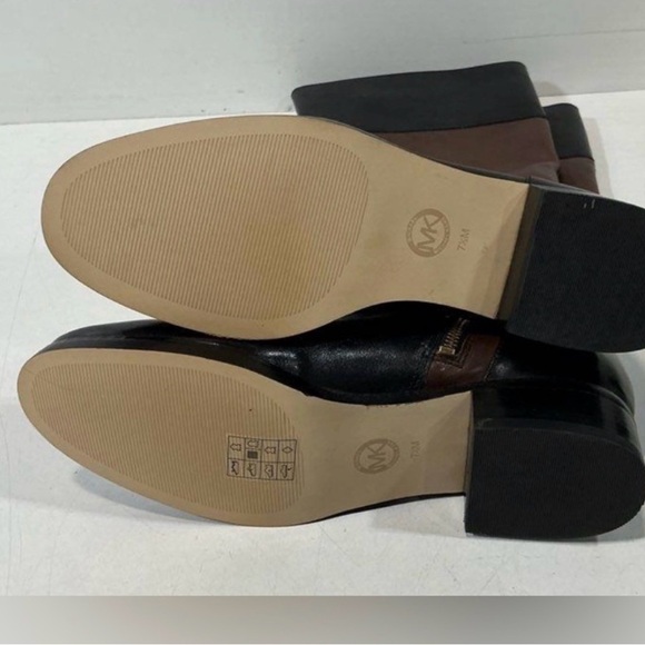 NWOT Michael Kors Black and Brown Over the Knee Boots - Picture 4 of 5